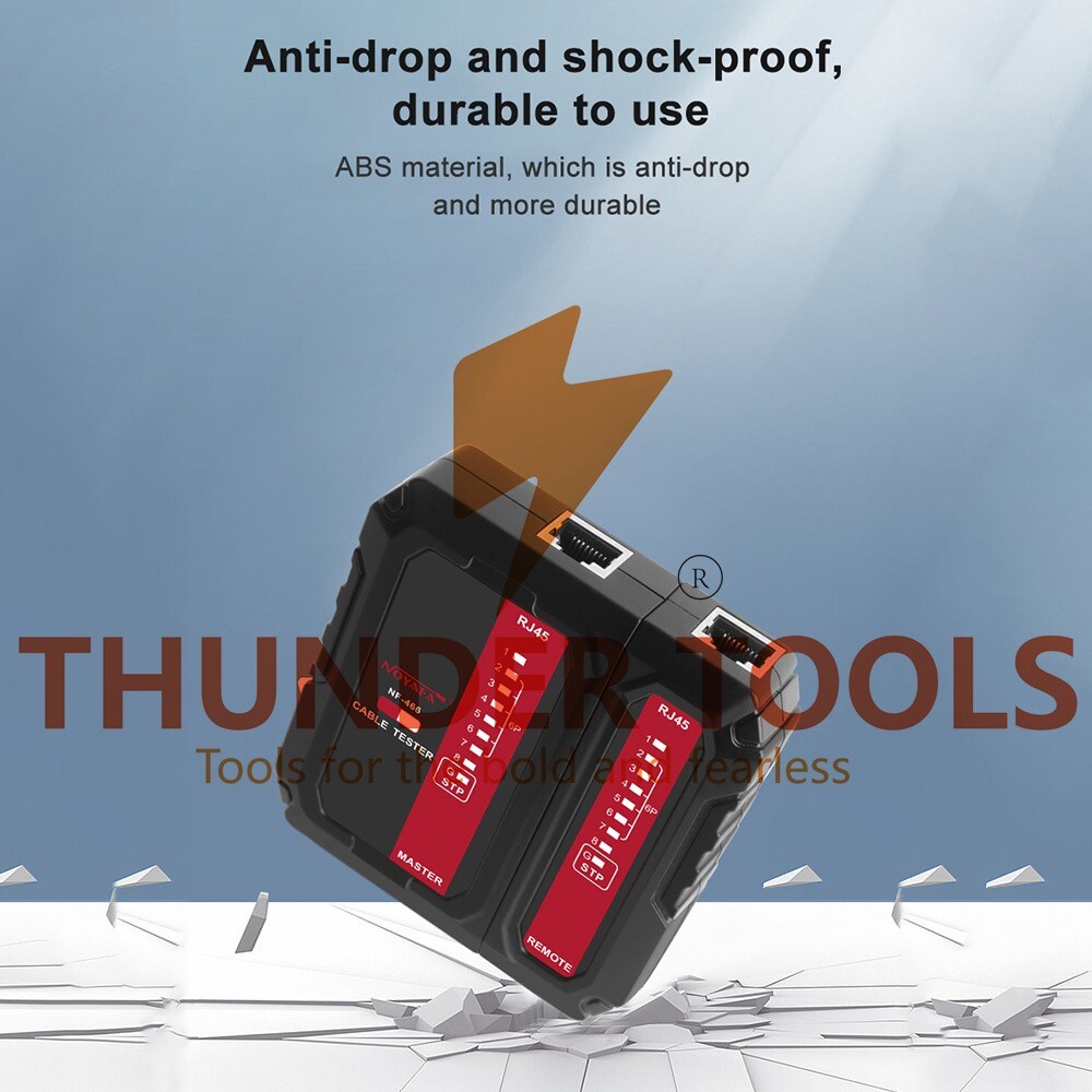 Thunder Tools NOYAFA NF-466 Network Cable Tester POE Wire Checker Launcher