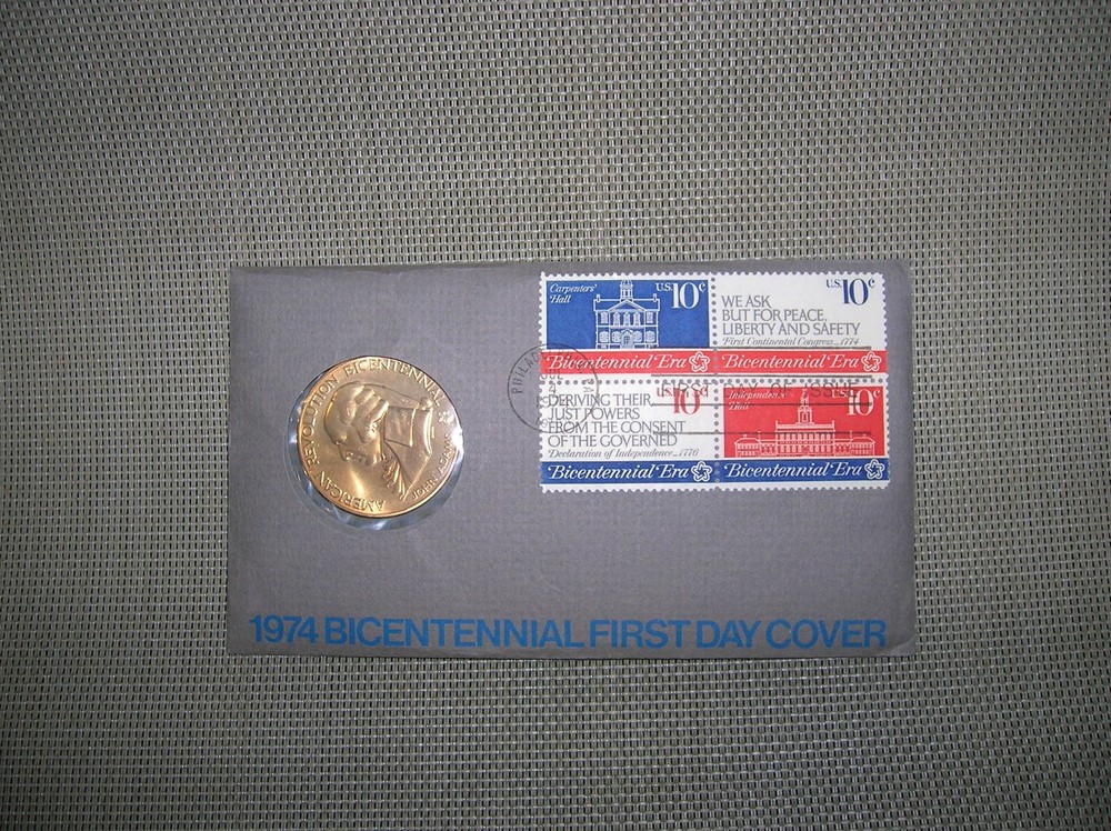1974 BICENTENNIAL FIRST DAY COVER - MINT IN ORIGINAL PACKAGE - NEVER OPENED