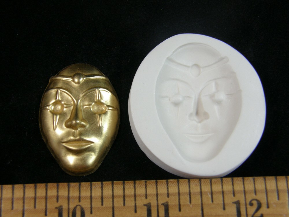 Clown Mask Polymer Clay Mold (MD1325)