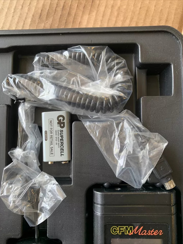 General Tools DCFM8901 Digital Two Piece Air Flow Meter with RS232 Output