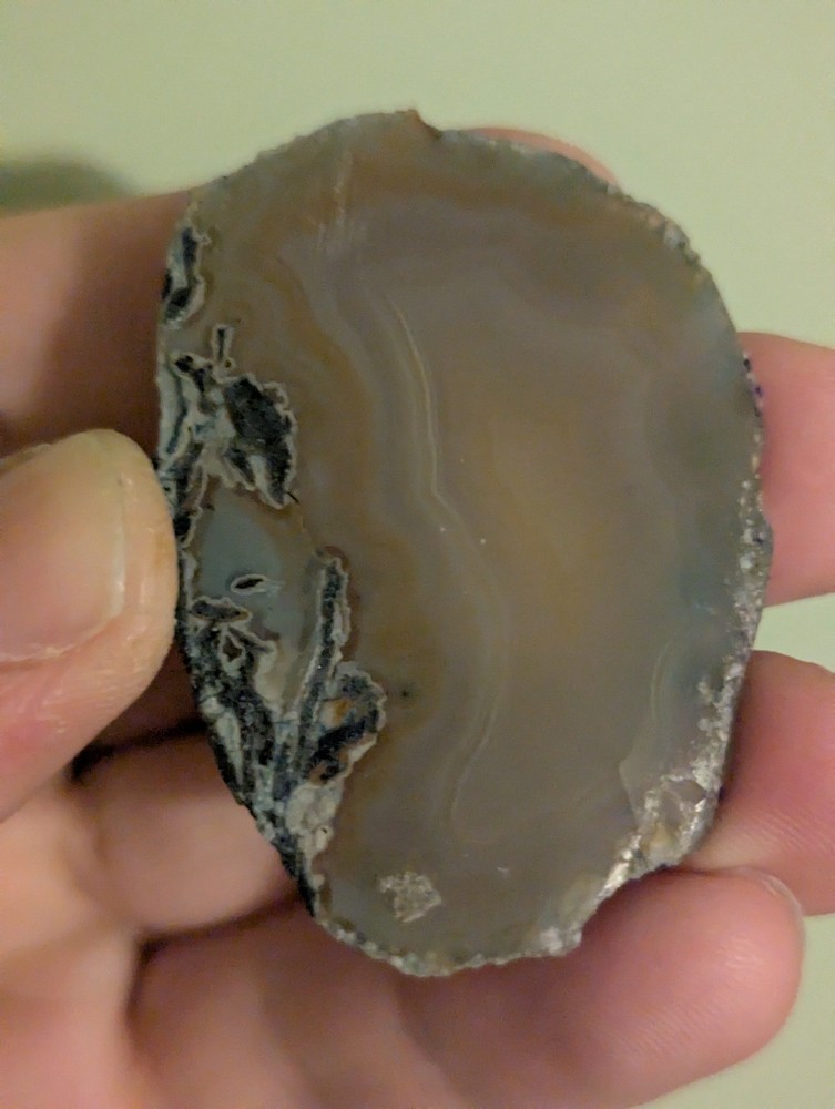 A Murky Brown Agate Slab