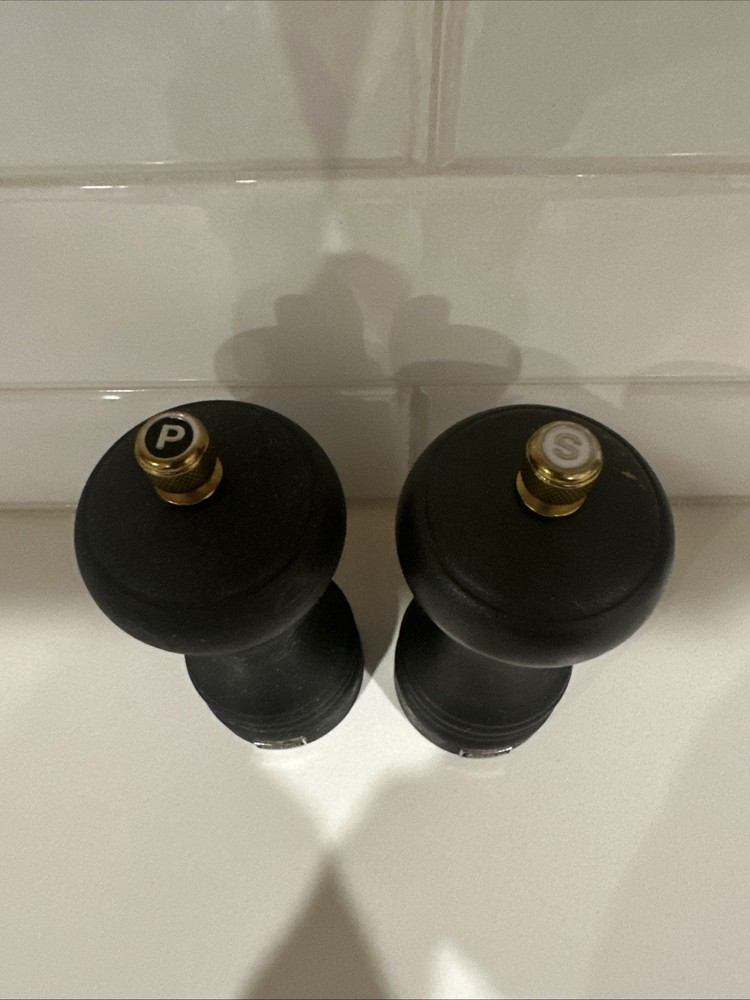 Trudeau Graphite 6" Salt & Pepper Mill Set