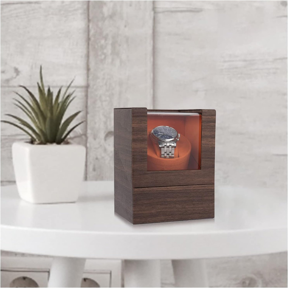 Automatic Single Watch Winder for Automatic Watches with Super Quiet Japanese Mo