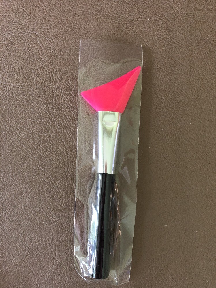 NEW! Angled Multi-Purpose Hot Pink Silicone Applicator for Makeup & Serums