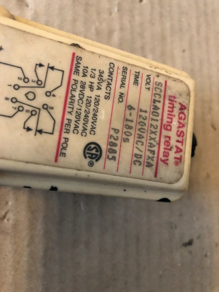 AGASTAT, Time Relay, SCCLA012XXAFXA