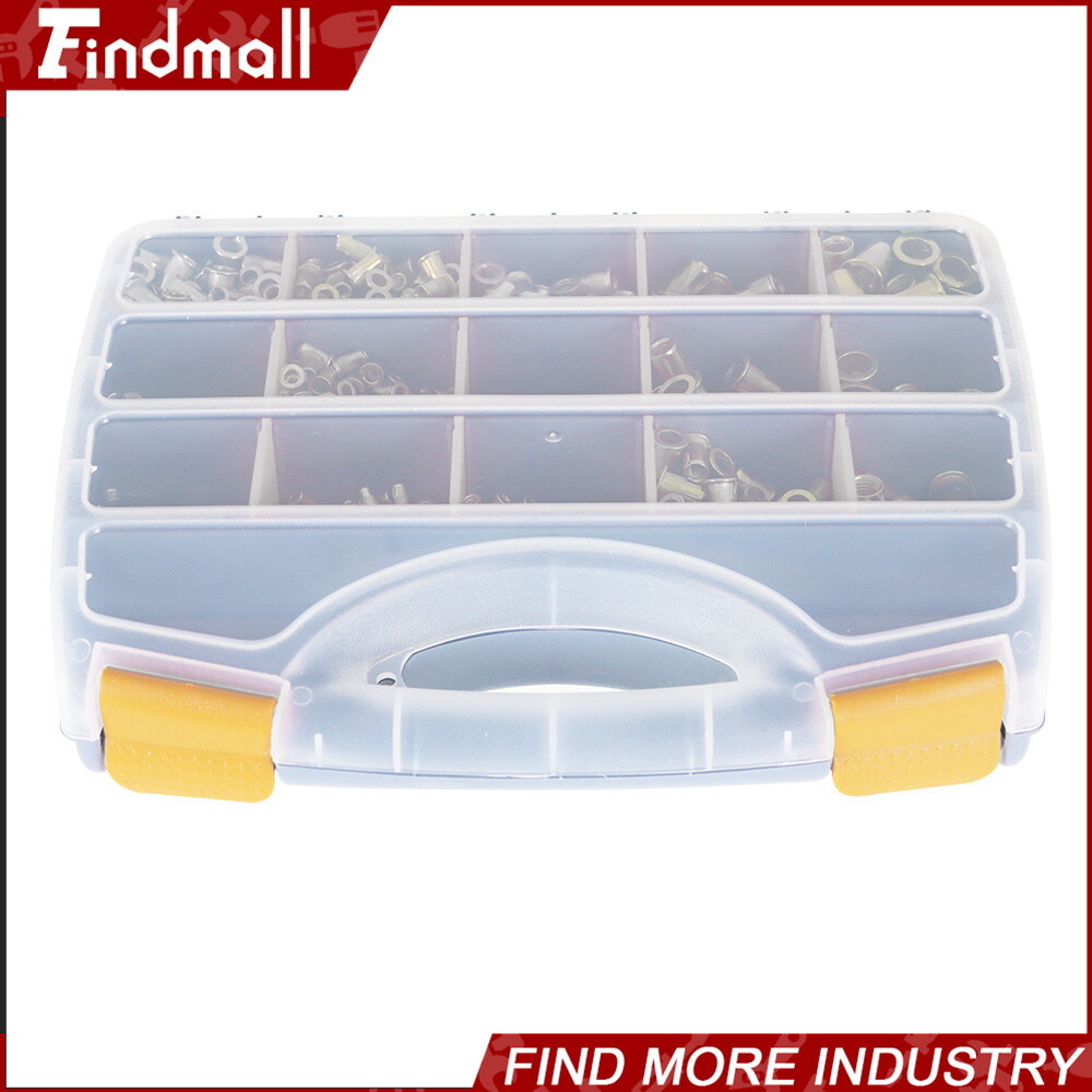 Findmall 900 Piece Rivet Gun Nuts Tool High Quality Thread Setting Nutsert Tool