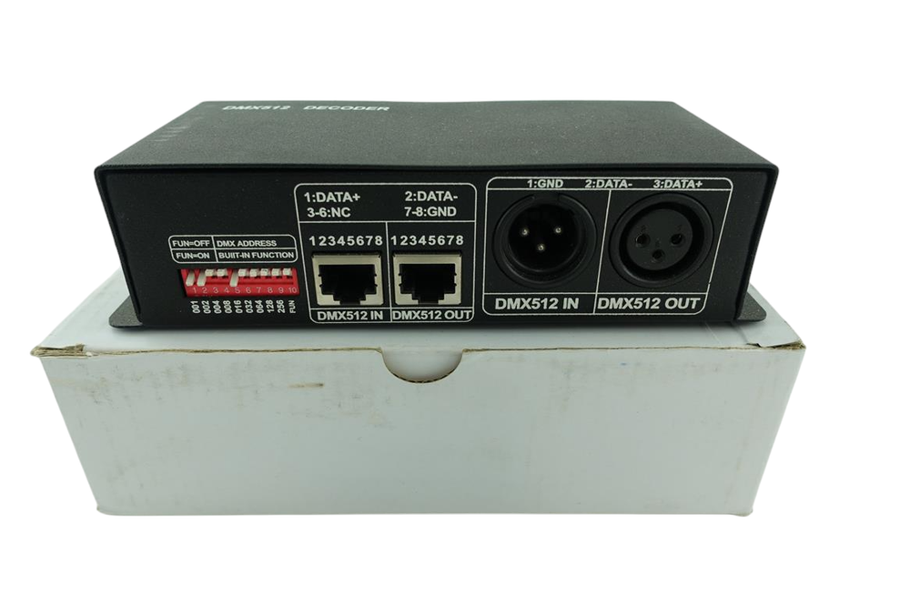 Litegear LED Lighting RGBW Controller 4x4A DMX512 Decoder 4 Channel DMX in Box