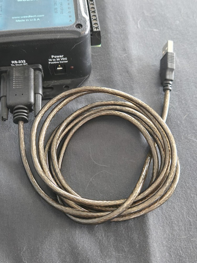 Weeder Technologies WTX4-CCAC Isolated Stackable DAQ Module RS-232 10–30VDC