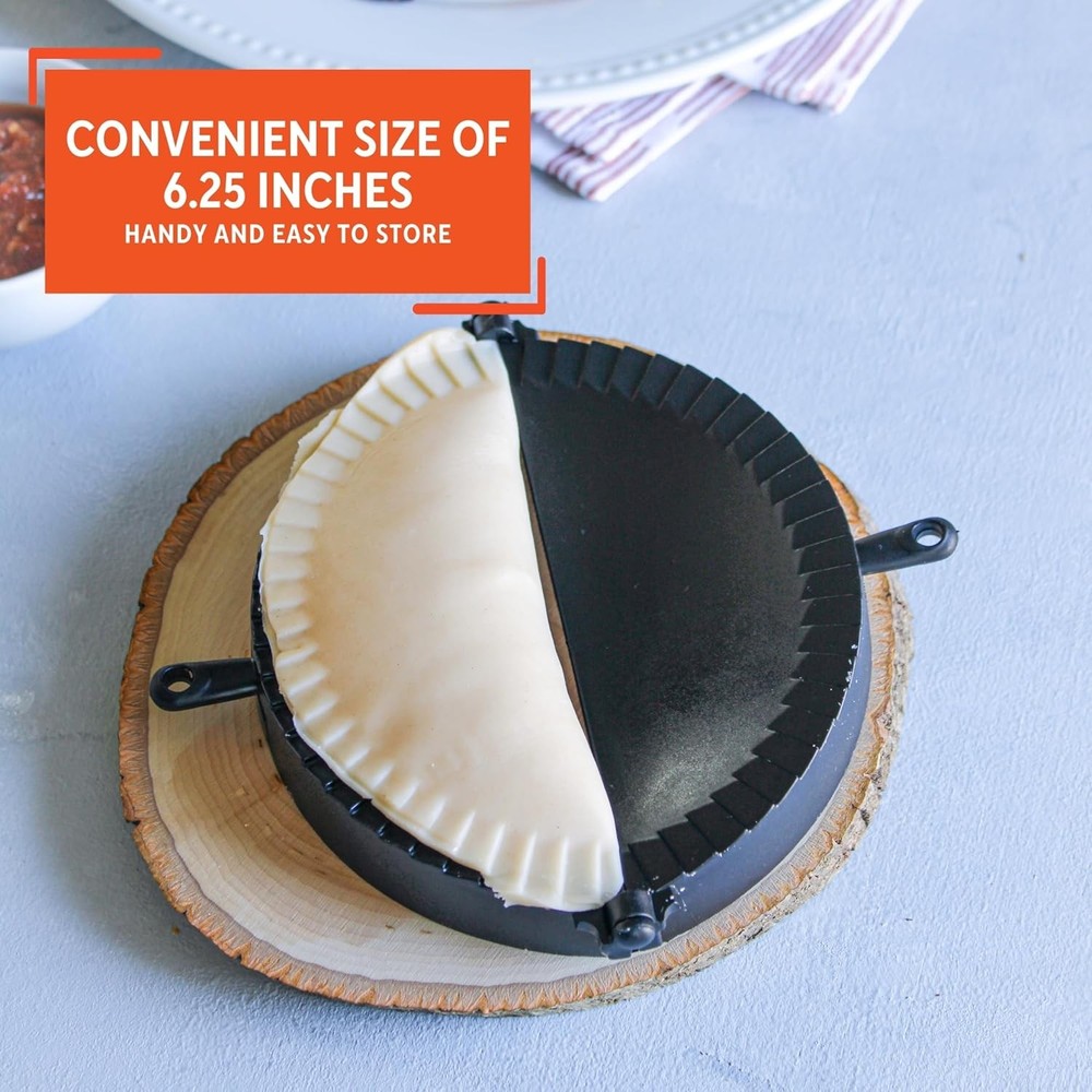 Empanada Press Set – Dumpling Maker, Plastic Empanada Mold & Pastry Press