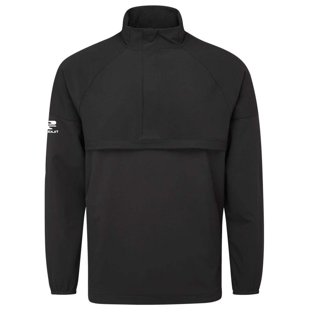Stuburt Golf Javan 1/4 Zip Windproof Mens Golf Pullover Top Black