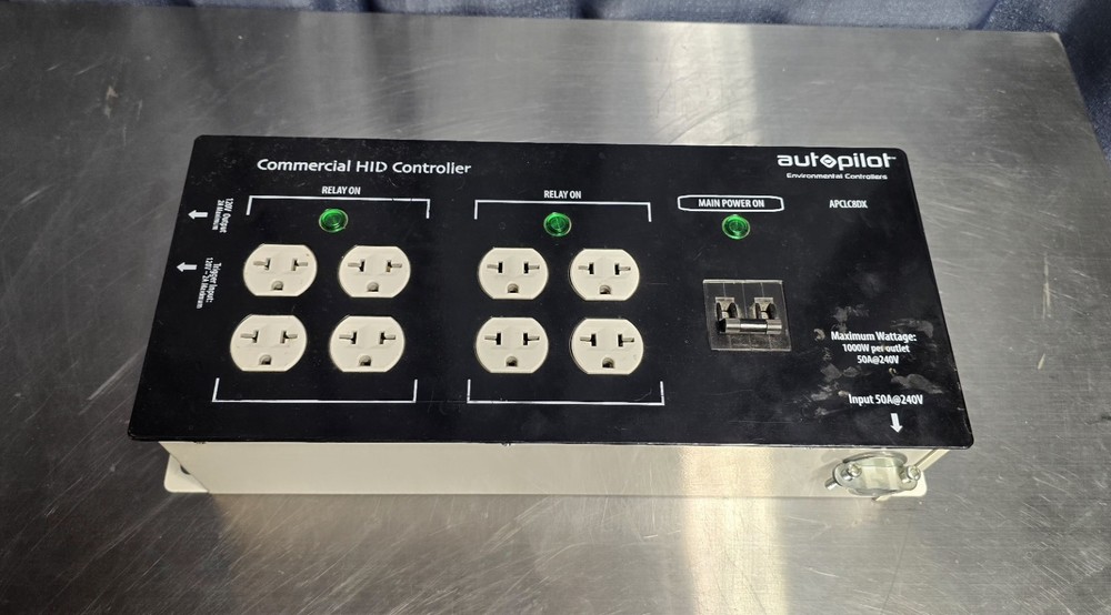 Autopilot Commercial High Power HID 8 Grow Light Controller APCLC8DX
