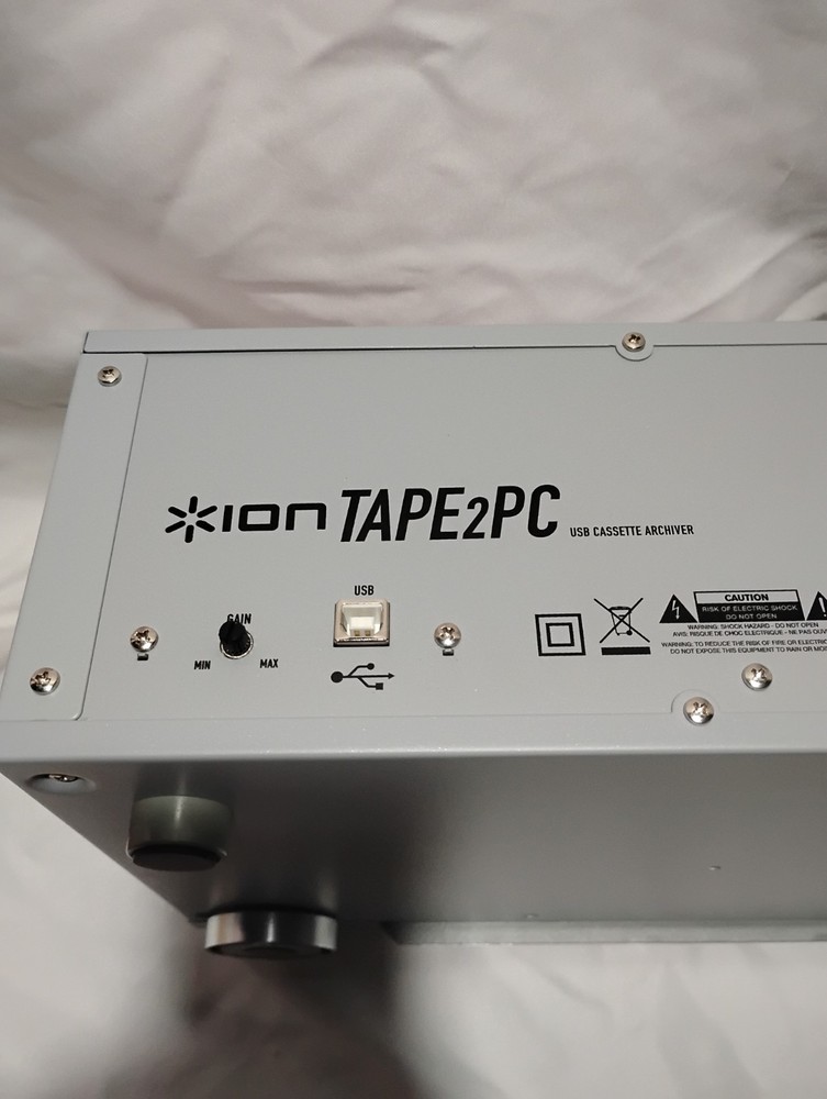 ION TAPE 2 to PC USB Cassette Deck Dual w/ Digital Conversion New Open Box.. Tp