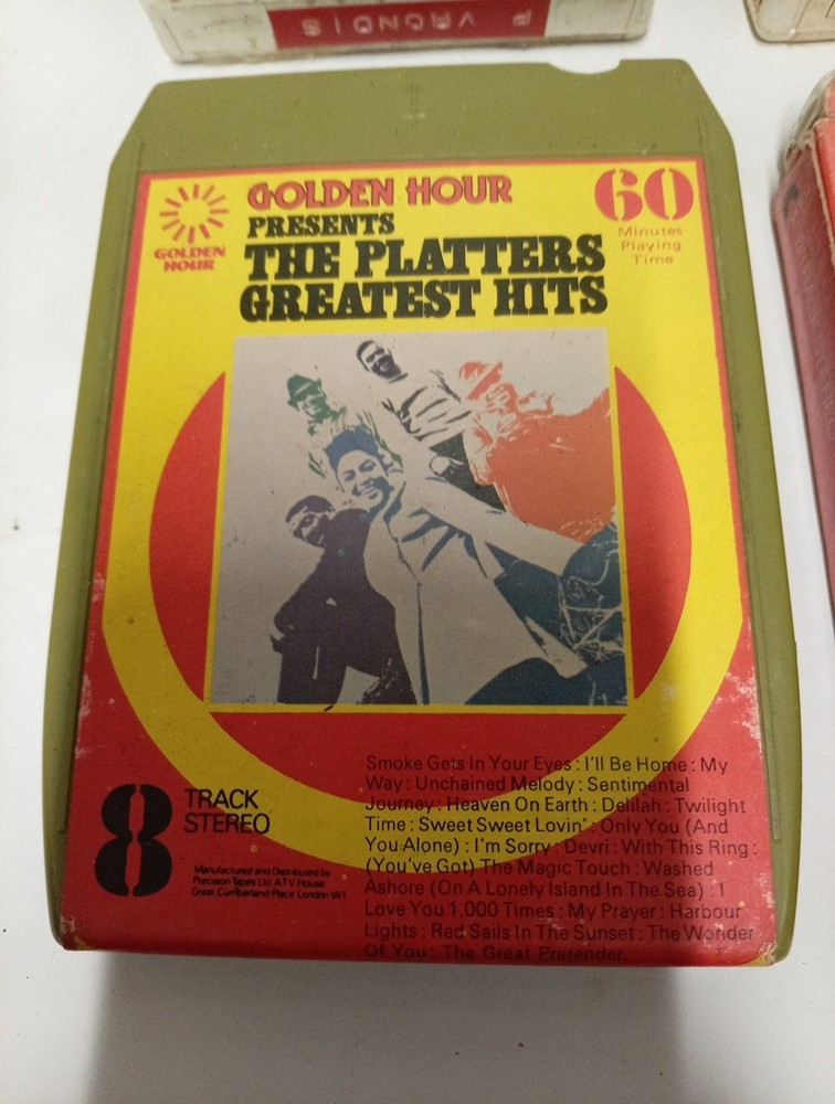 8 track tapes joblot Untested