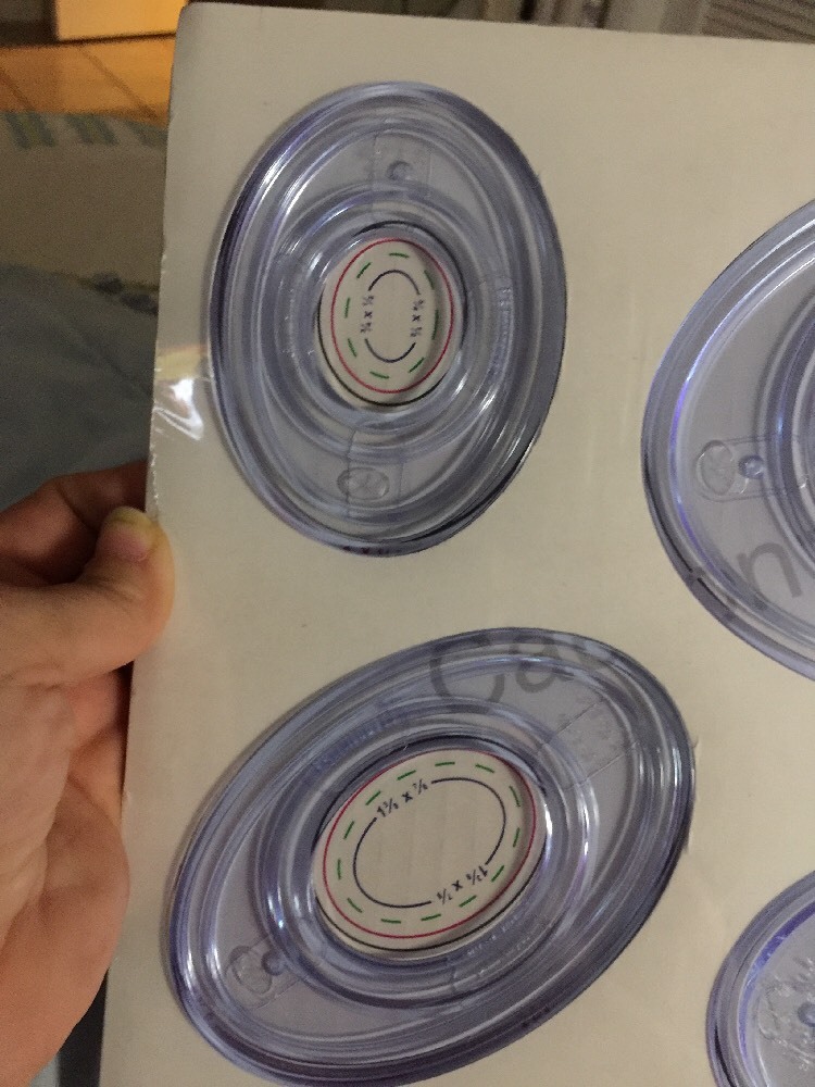 Creative Memories Custom Cutting System Circle & Oval Cutting Patterns