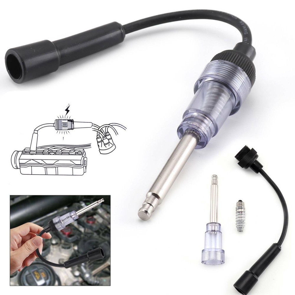 In Line Auto Diagnostic Test Tools Spark plug Tester Ignition System Coil Engine