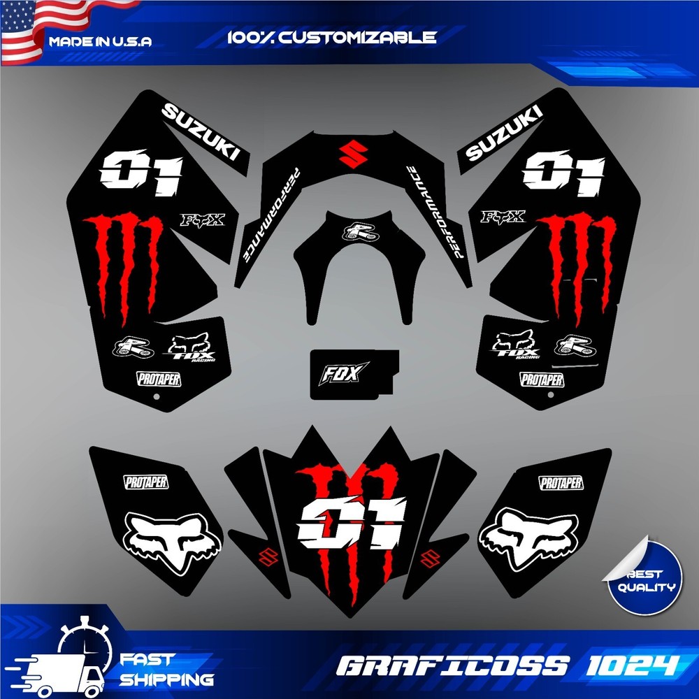 Suzuki LTR 450 2006-2013 full graphics kit sticker decals