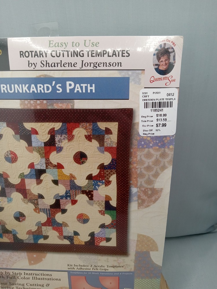 Omnigrid Drunkards Path Rotary Cutting Templates With Instructions