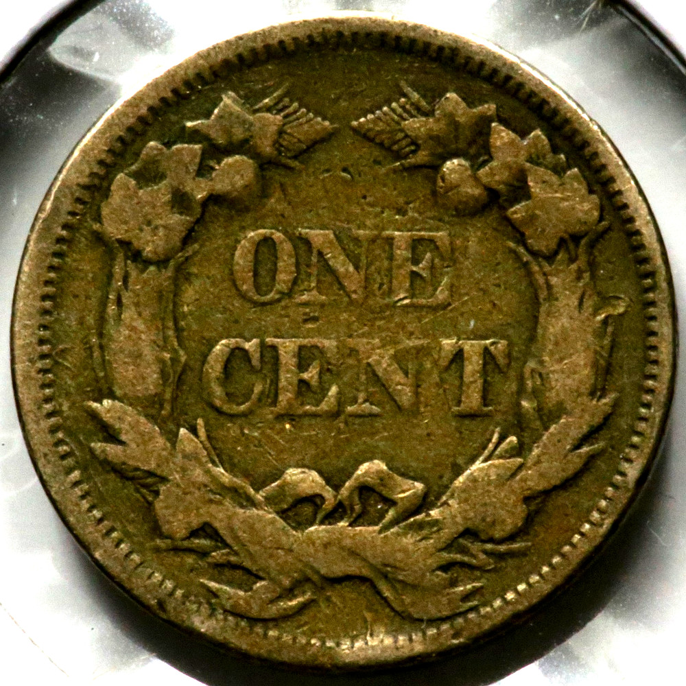 1858 Flying Eagle One 1 Cent - Small Letters R1828