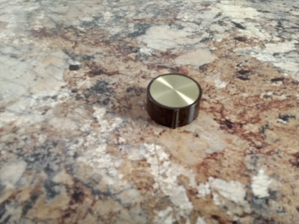 Rival Crock Pot 3100/2 Replacement Temperature Control Knob Round Brown Gold