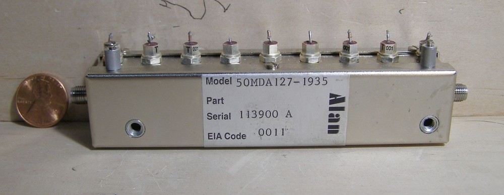 ALAN SMA PROGRAMMABLE ATTENUATOR. MODEL:50MDA127-1935.