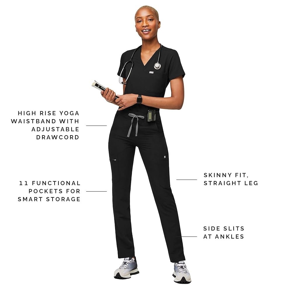 black figs scrubs set xs