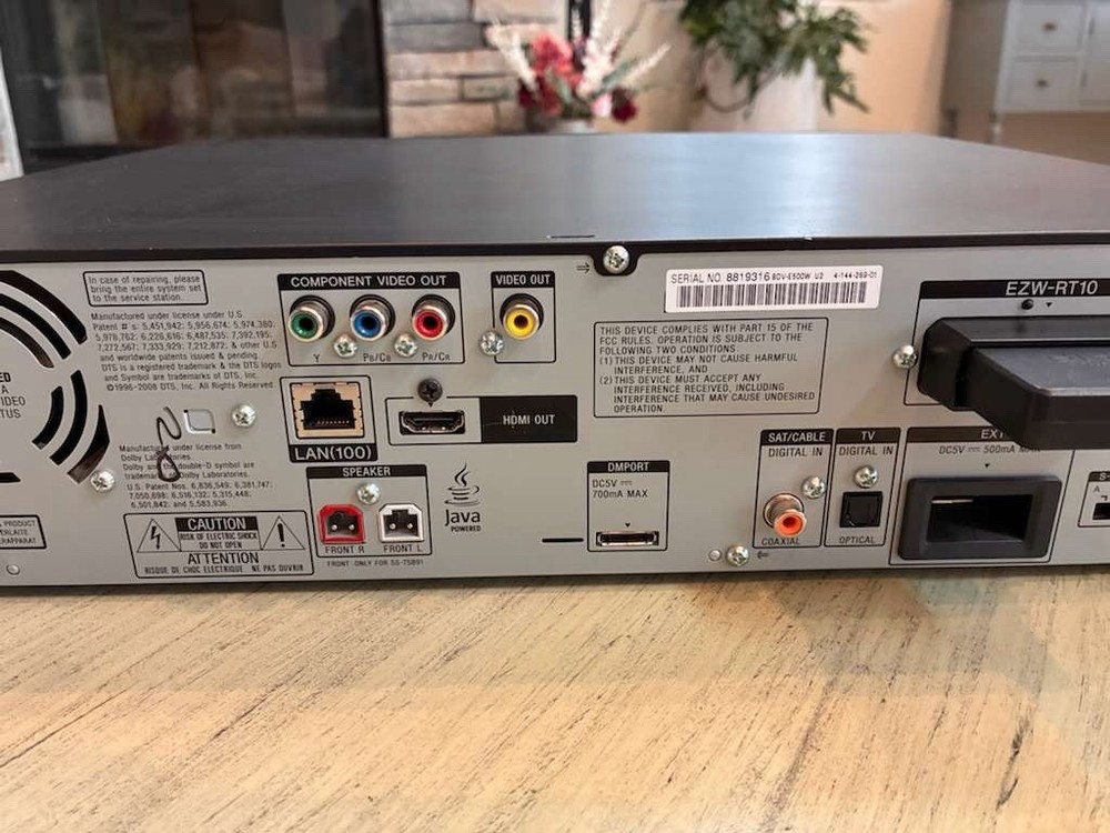 Sony BDV-E500W Blu-Ray/DVD/CD Home Theater System No Remote