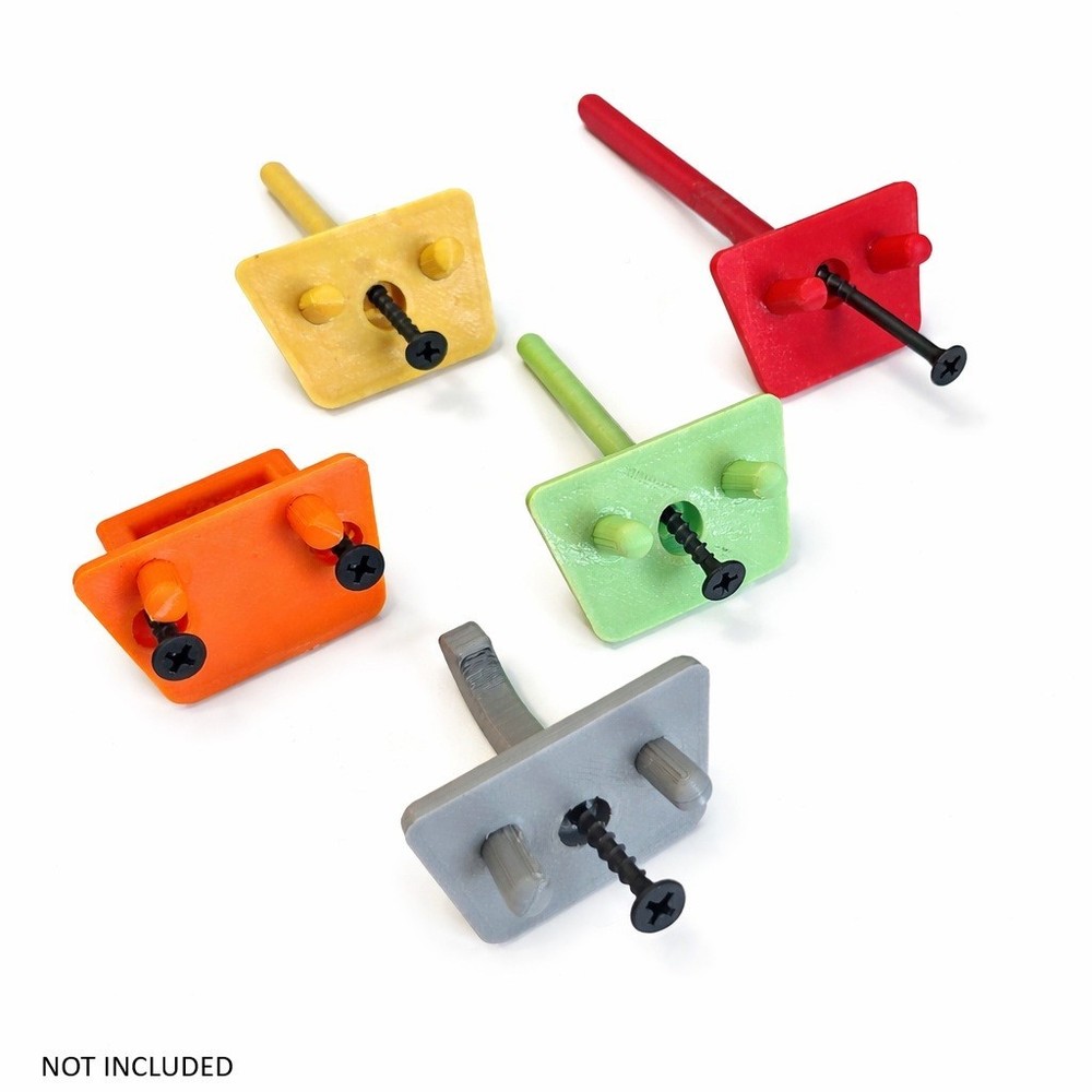 Peg Board Hooks Red V Hook x12 NUPEG