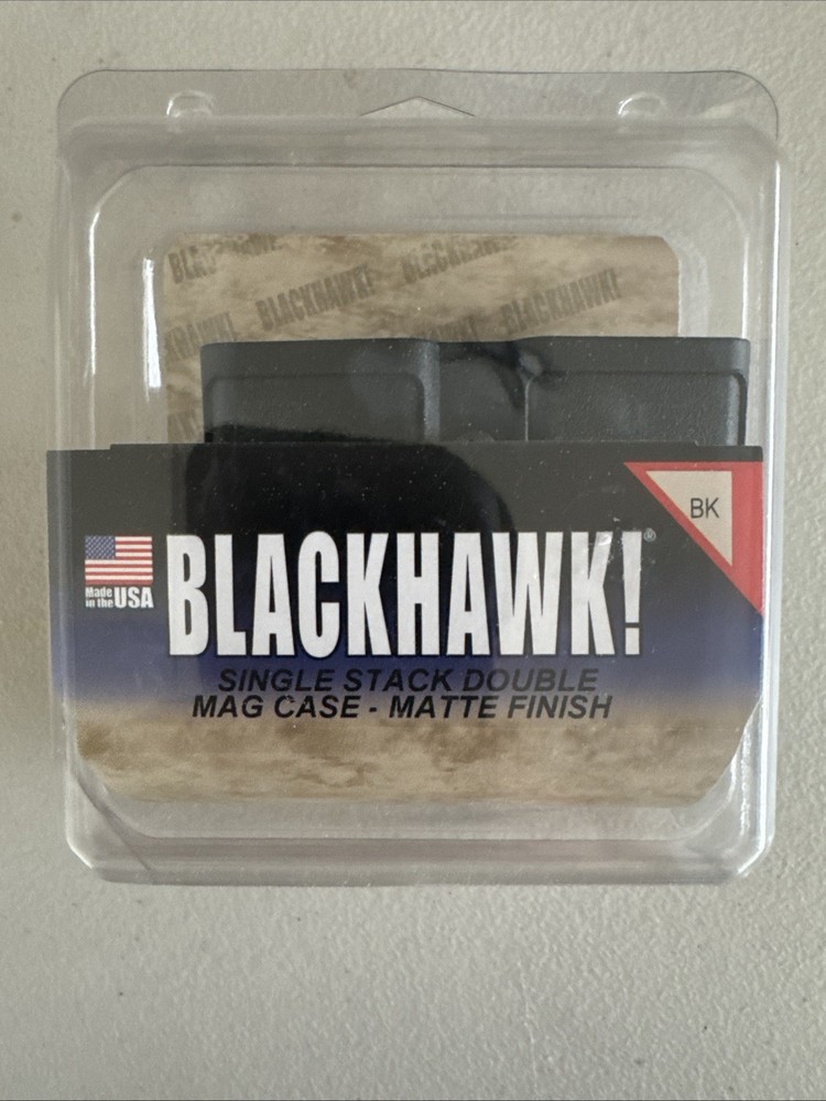 Blackhawk Single Stack Double Mag Case Matte Finish Magazine Carrier Holster