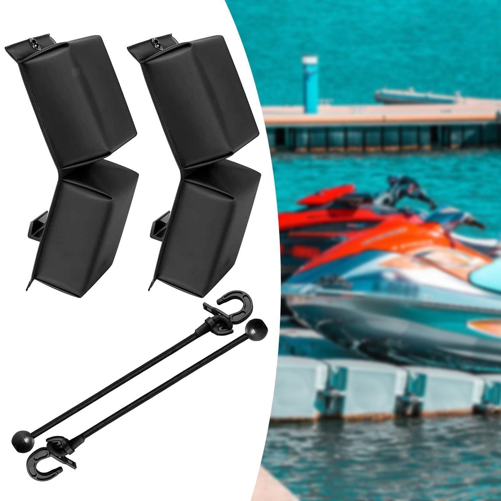 2Pcs Bumper for Docking Black Protect Bumper with Elastic