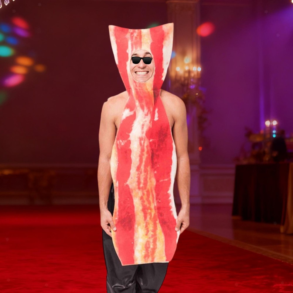 Bacon Strip Costume High Performance Polyester Gifts Versatile Accessory