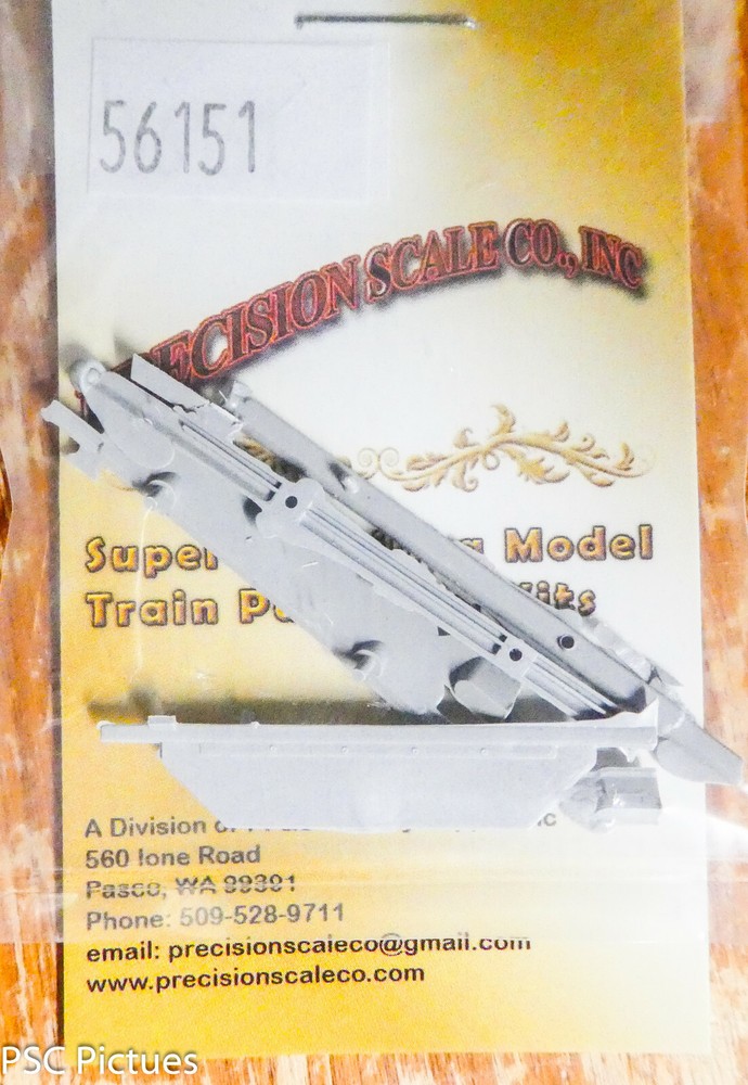 Precision Scale O #56151 Shade, for EMD Side Window, (Plastic Parts)