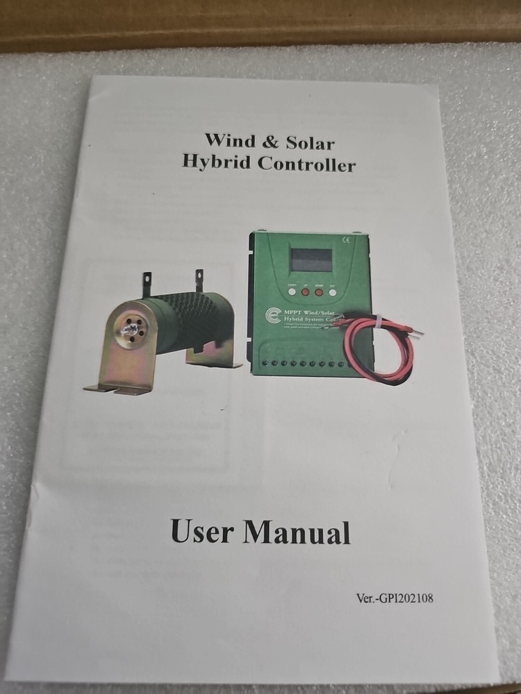 Wind Solar Hybrid System Controller MPPT Boost Charge Control for Battery 12/24V