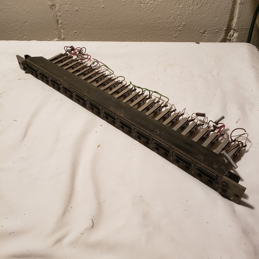 Rca 33b Patch Panel Single Row Vintage