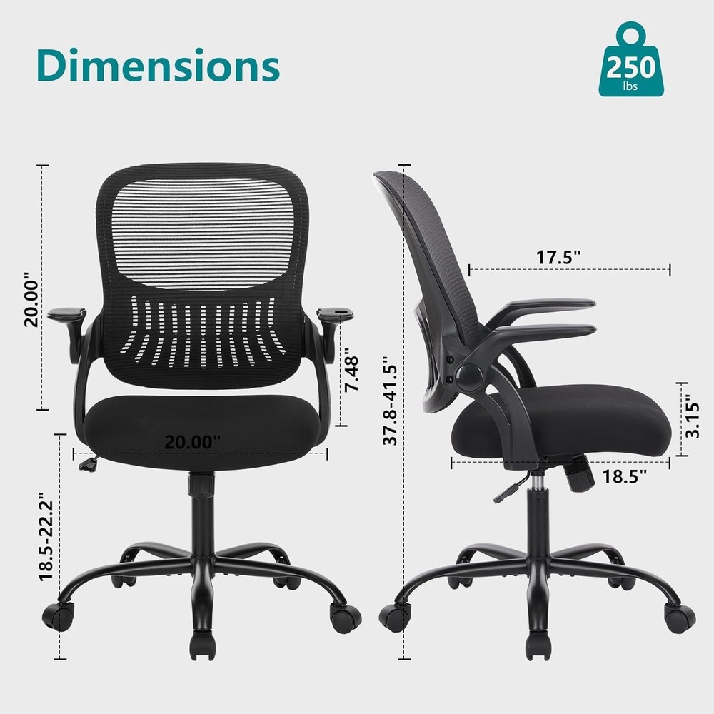 Executive Ergonomic Office Chair with Comfortable Lumbar Support - Modern Design
