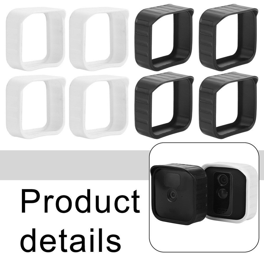 Complete Coverage with 4 Pack of Silicone Protective Cases for NewBlink Camera