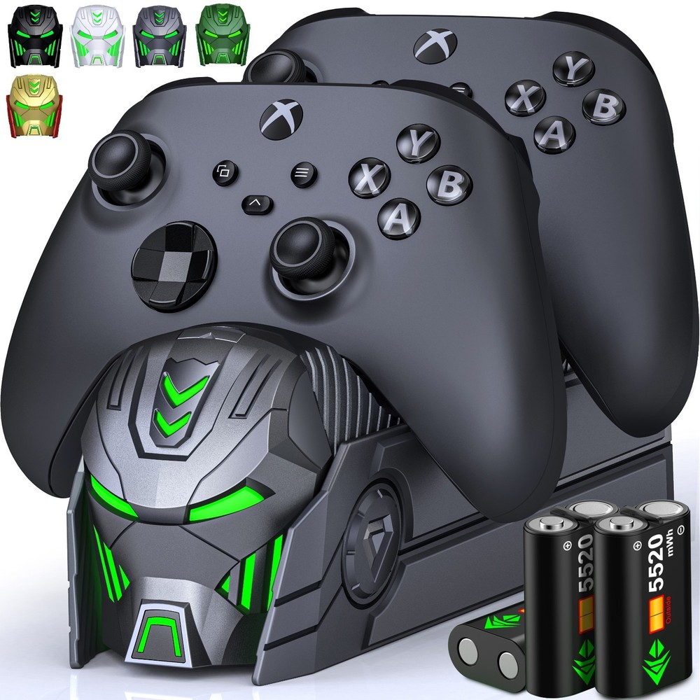 Rechargeable Battery Pack+Charging Dock For Xbox One Xbox Series X S Controller