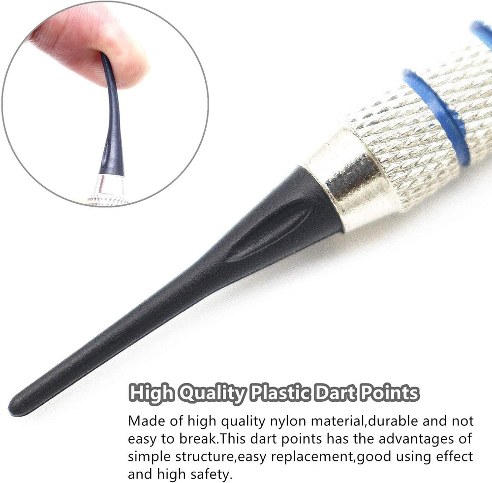 2BA Thread Plastic Tip Dart Points 300 Pack Soft Dart Tips Replacement Dart Acce