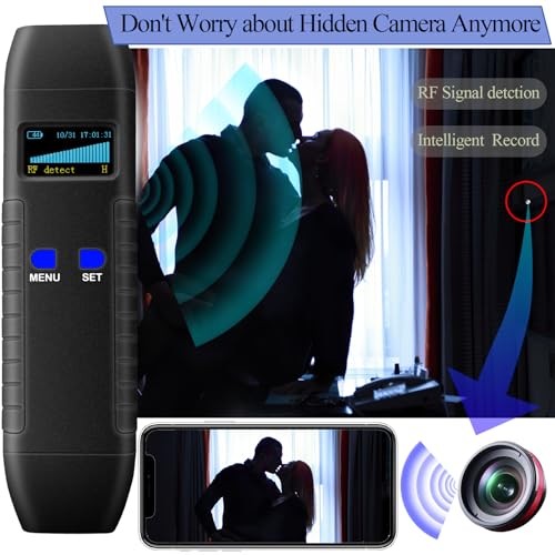 Hidden Camera Detector GPS Tracker Detector, RF Bug Sweeper Listening Device