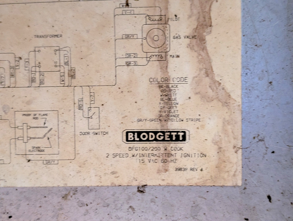 Blodgett DFG-100 Standard Depth Natural Gas Double Deck Convection Oven
