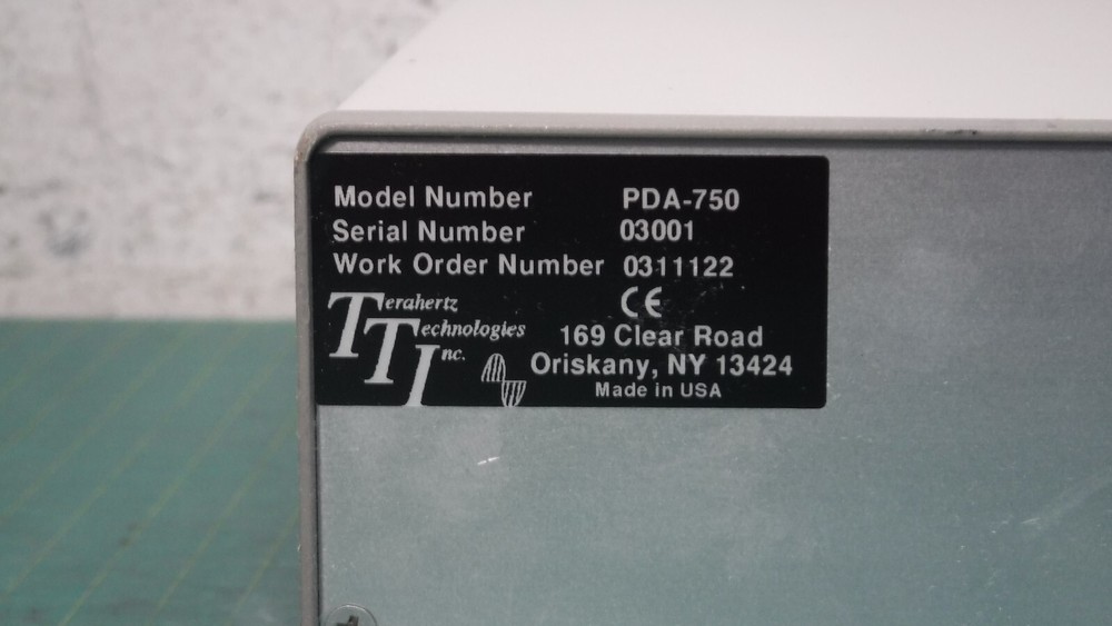 TERAHERTZ TECHNOLOGIES INC PDA-750 PHOTODIODE AMPLIFIER