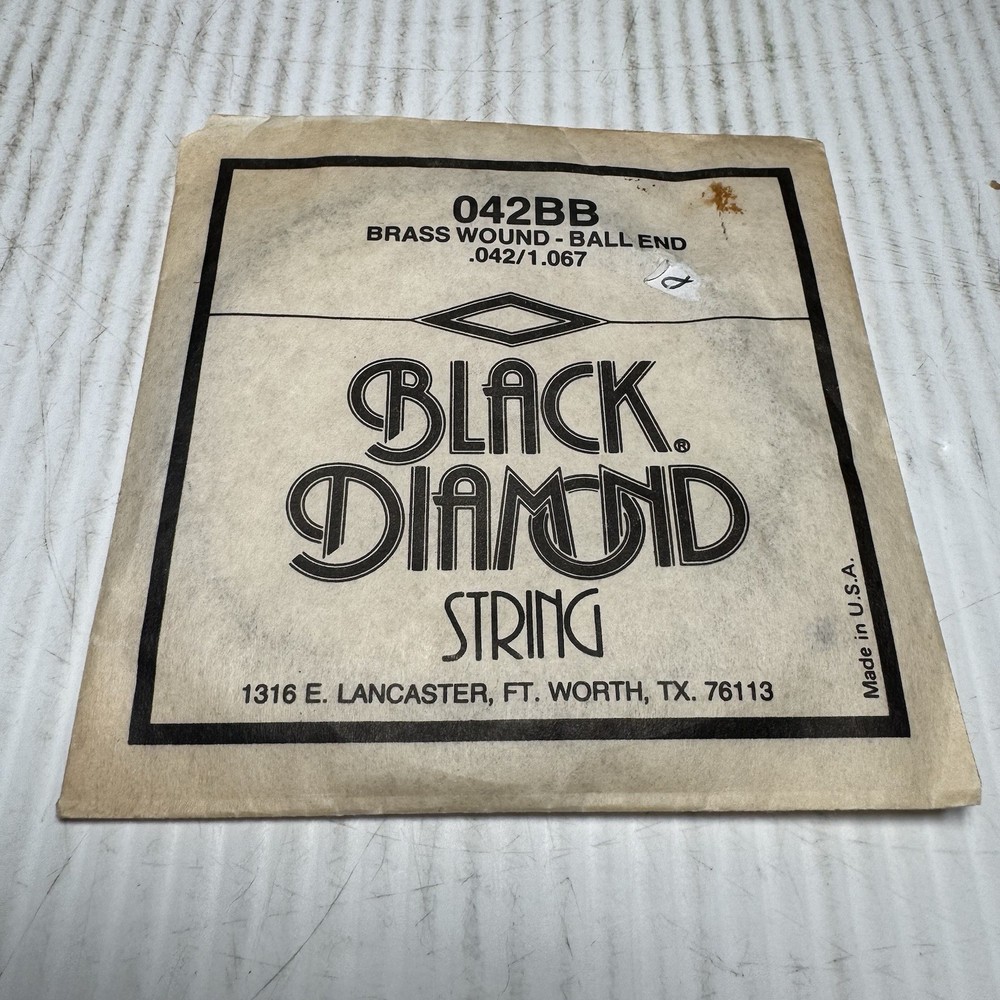 NEW Black Diamond Guitar String .042BB Brass Wound Classical String With Ball