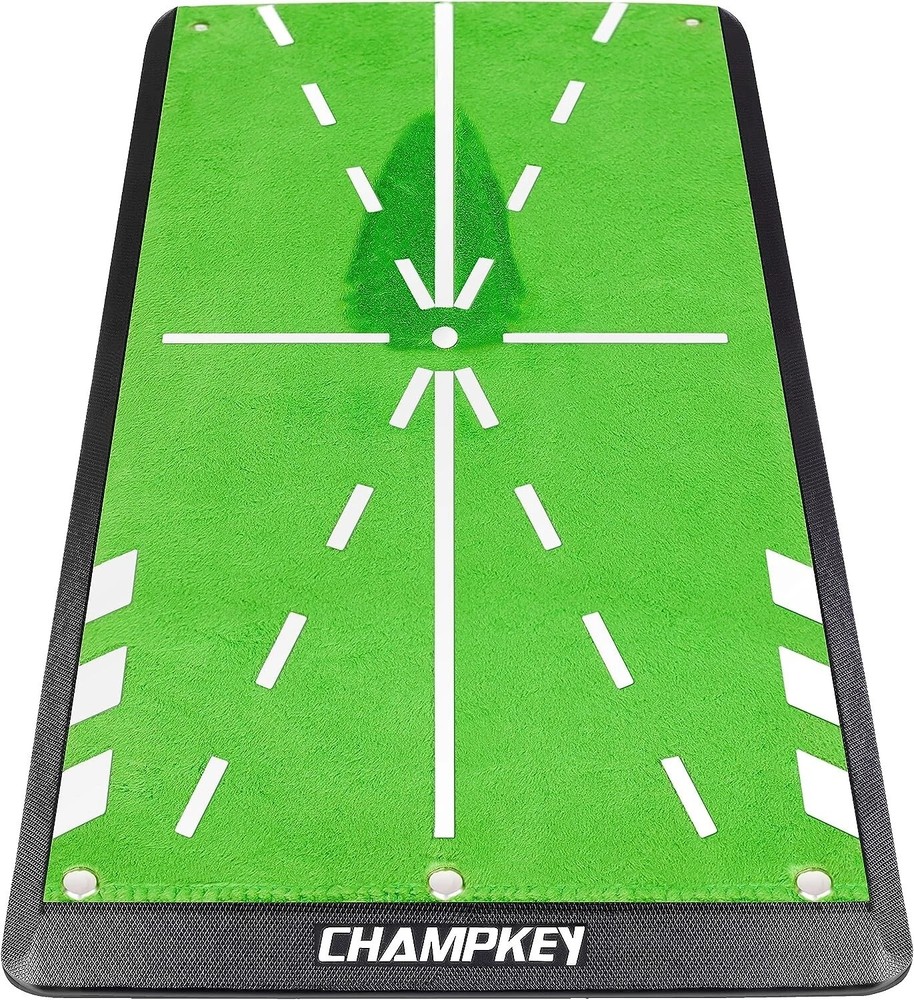 CHAMPKEY 8" X 17" Premium Impact Golf Mat Upgraded Version | Path Feedback Golf