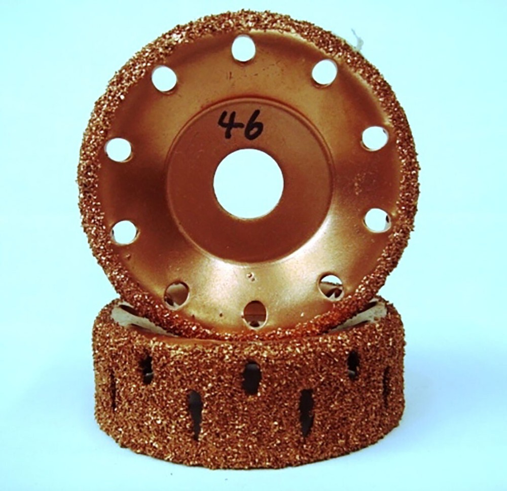 3" To-Air Grinding Cup 46 Grit Cutting Sharpening Tool Tractor Pull Tires # 2