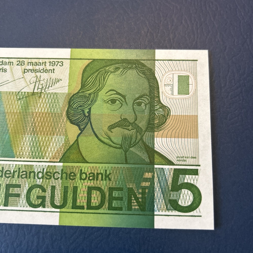 Netherlands- 5 Gulden-1973 UNC