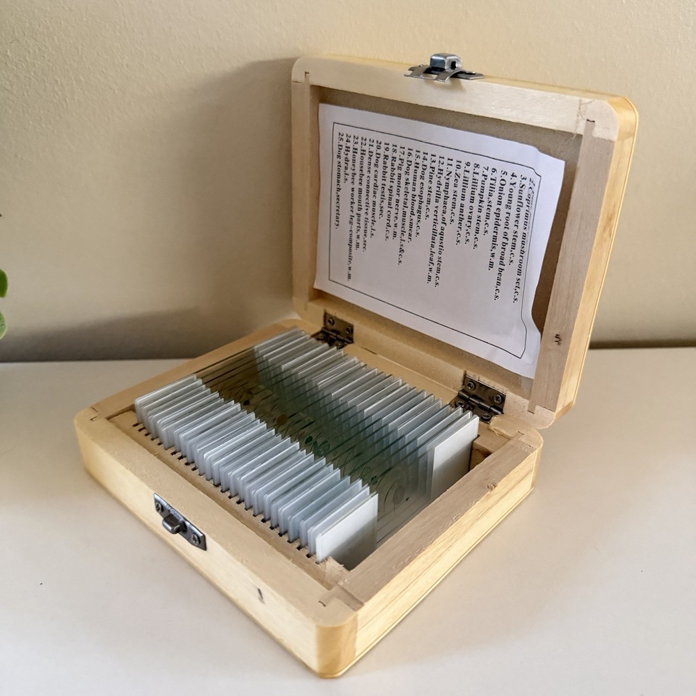 AmScope PS25 Prepared Microscope Slide Set