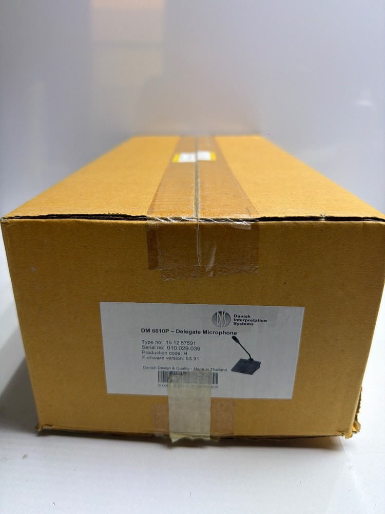 DIS Dinish Interpretation Systems DM 6010P Delegate Microphone