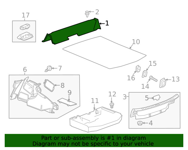 Genuine GM Front Trim 84784962