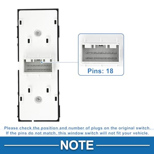 Power Window Switch No.93571M6100 Front Left Driver Side Window Control Switch
