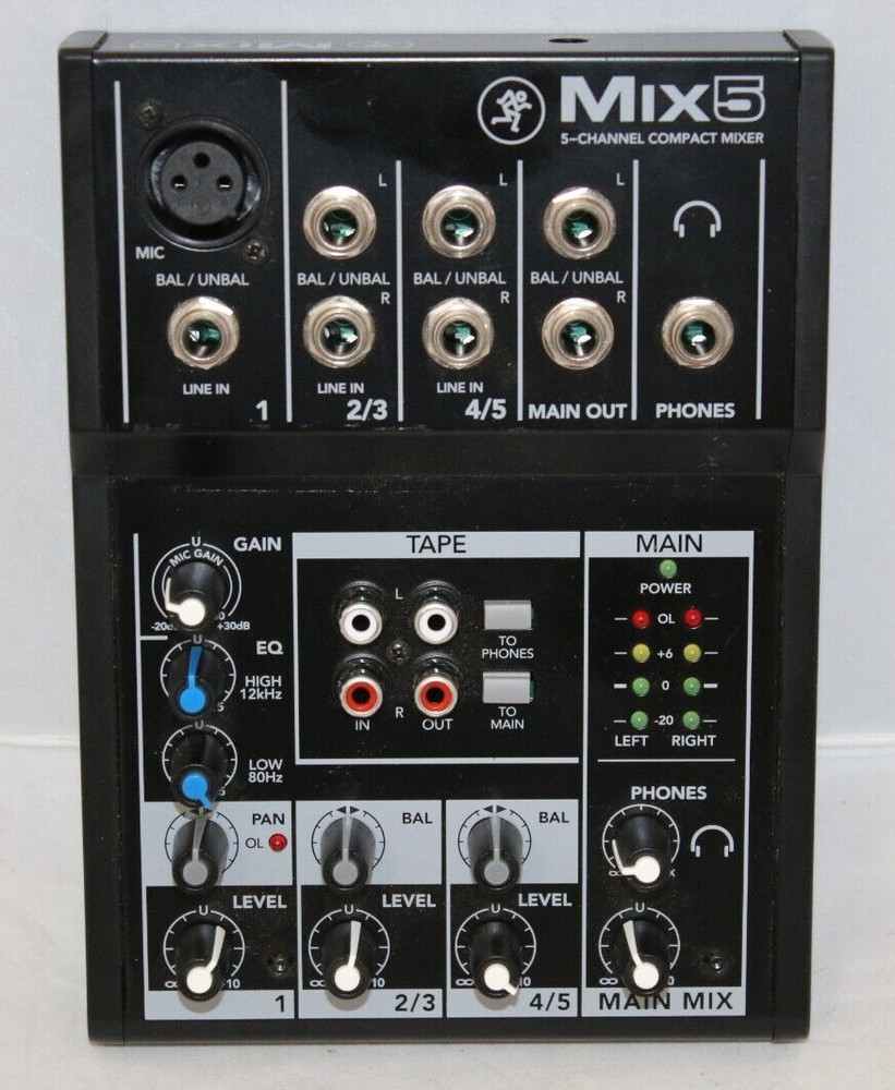 Mackie Mix 5 5-Channel Compact Mixer