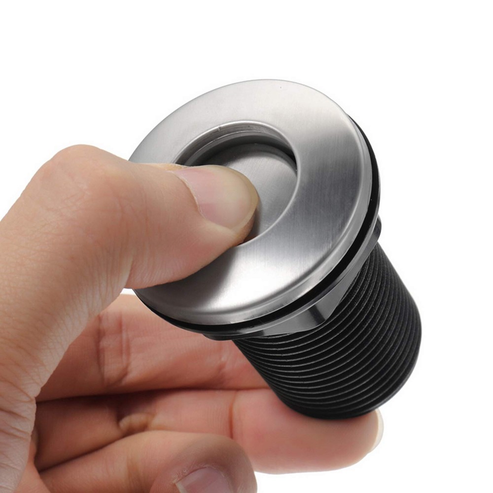 Sink Top Push Button with Air Hose Replacement, Air Switch Button for Garbage...